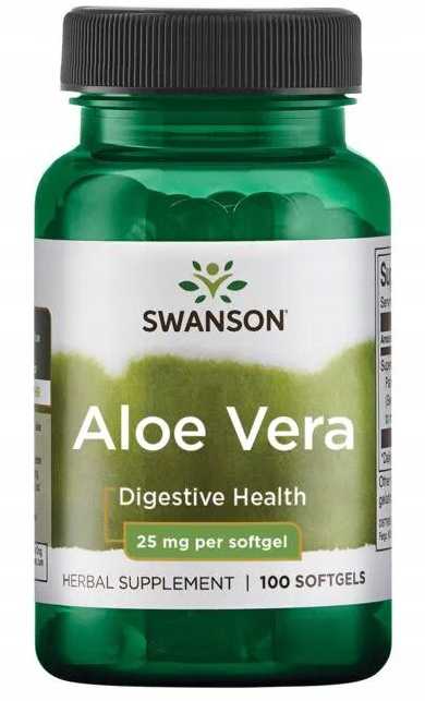 ALOE VERA 100 kaps - ALOES - Mocny Ekstrakt 200:1