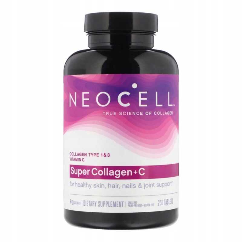 Neocell KOLAGEN TYP 1 i 3 + WITAMINA C 250 tabl