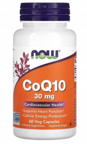 Now Foods KOENZYM Q10 Q-10 30 mg 60 kaps UBICHINON