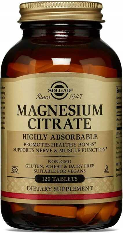 Solgar, Cytrynian Magnezu 120tab Magnesium Citrate - obrazek 2