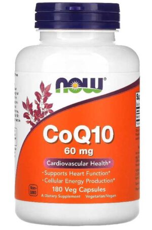 Now Foods KOENZYM Q10 Q-10 60mg 180 kaps UBICHINON