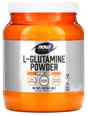 NOW FOODS L-GLUTAMINE POWDER 1000g L-GLUTAMINA 1kg
