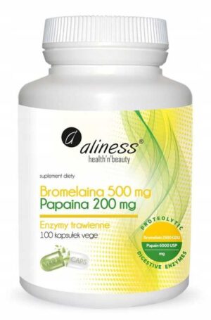 Aliness, Bromelaina Papaina Enzymy trawienne 100 k