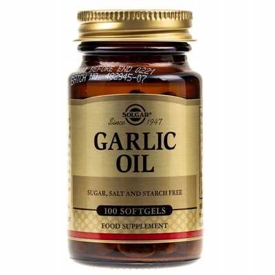 Solgar, Olej Czosnkowy 1 mg 100 kaps GARLIC OIL