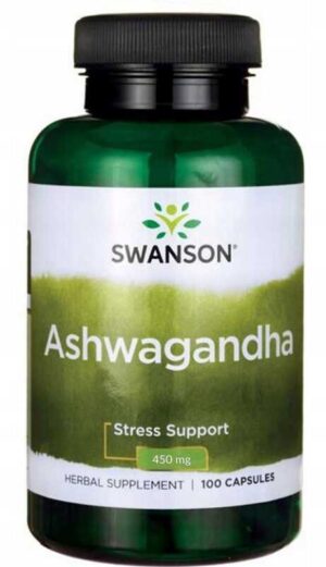 ASHWAGANDHA 100 kaps Żeń-szeń indyjski SWANSON
