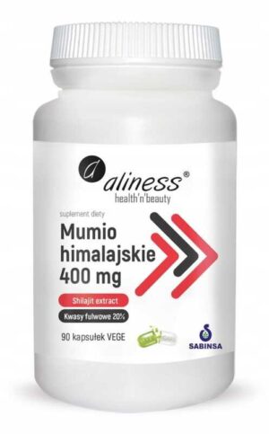 Mumio himalajskie 400mg x 100kaps Shilajit extract