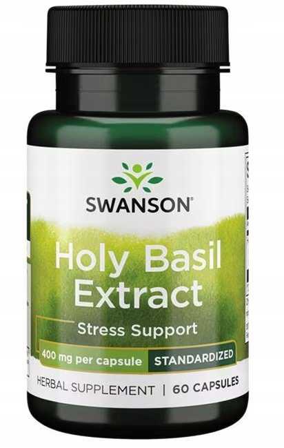 SWANSON HOLY BASIL EXTRACT 60 kap BAZYLIA ekstrakt