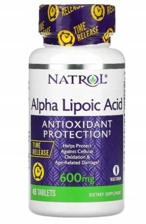 Natrol - KWAS ALFA LIPONOWY 600 mg 45 tabletek