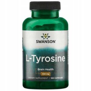 L-TYROZYNA 500 mg 100 kapsułek Swanson L-Tyrosine