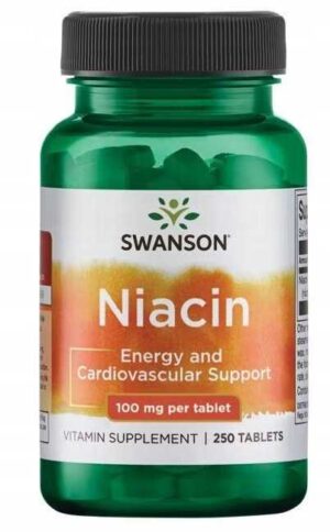 NIACYNA 100 MG / 250 TABLETEK / WITAMINA PP / B3