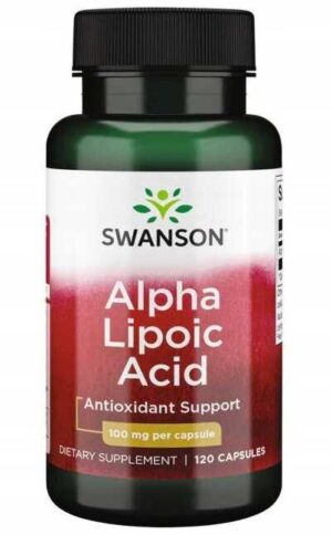 KWAS ALFA LIPONOWY 100 mg 120 kapsułek Swanson