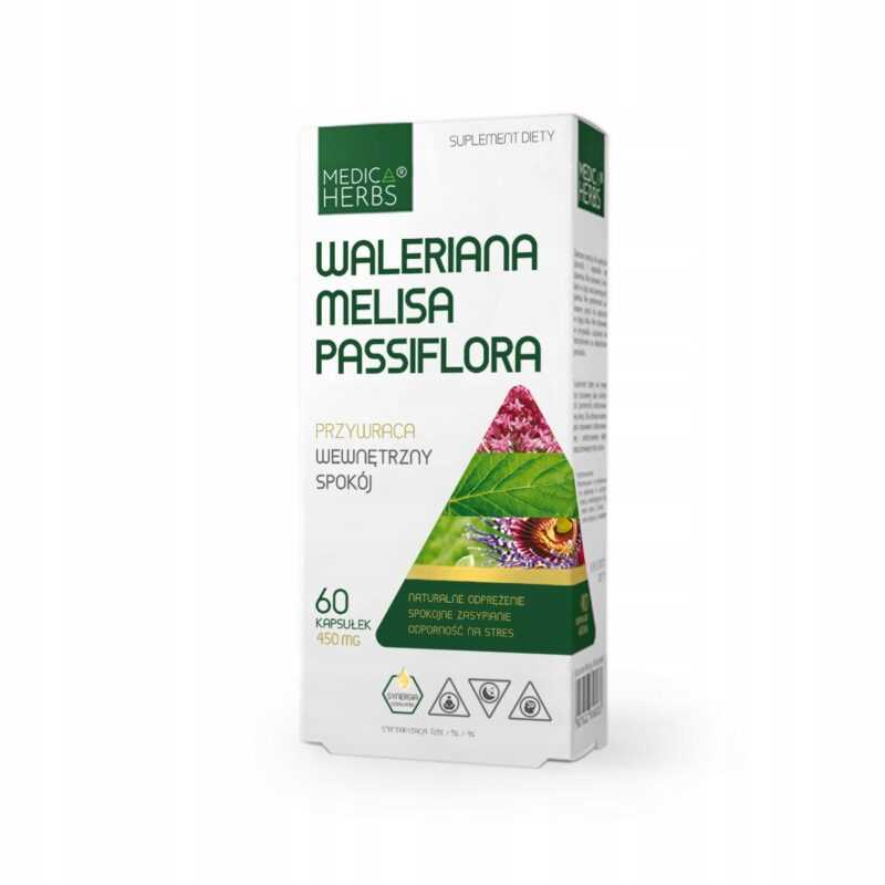 WALERIANA MELISA PASSIFLORA 60 KAPS SPOKÓJ