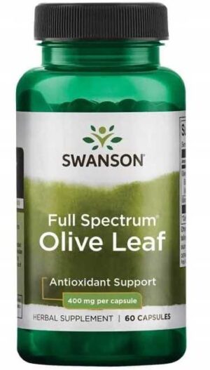 Full Spectrum Olive Leaf 400mg 60 kaps LIŚĆ OLIWNY