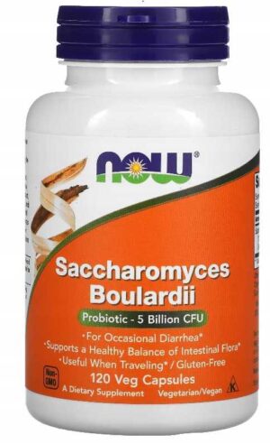 NOW Foods SACCHAROMYCES BOULARDII 120 kapsułek