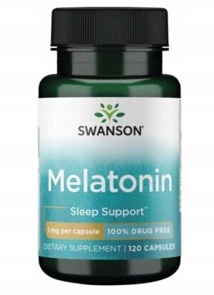 Swanson MELATONIN 1mg - MELATONINA 120 kapsułek