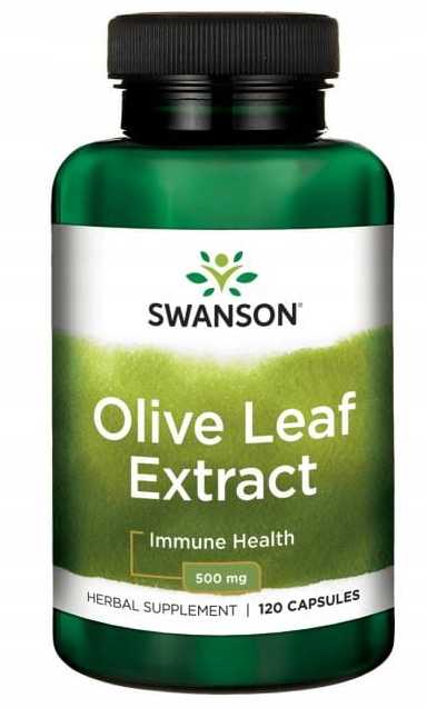 OLIVE LEAF EXTRACT 500mg 120k LIŚĆ OLIWNY EKSTRAKT