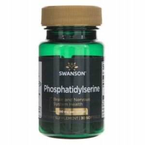 Swanson, FOSFATYDYLOSERYNA 100 mg 30 kapsułek