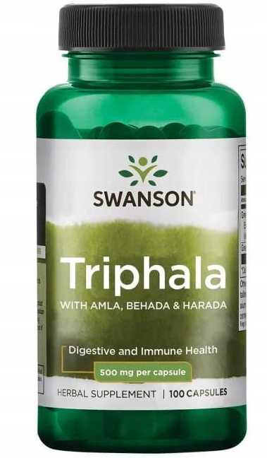 TRIPHALA 500 mg 100 kapsułek SWANSON