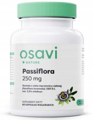 Passiflora 250mg - 60 kaps - MĘCZENNICA CIELISTA
