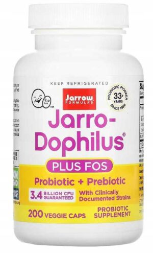 Jarro-Dophilus + FOS - 200 kapsułek - PROBIOTYK