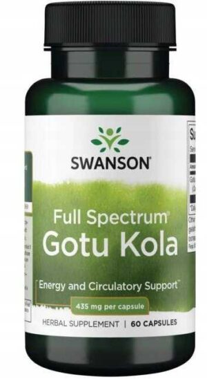 SWANSON - GOTU KOLA 435 mg 60 kaps WĄKROTA