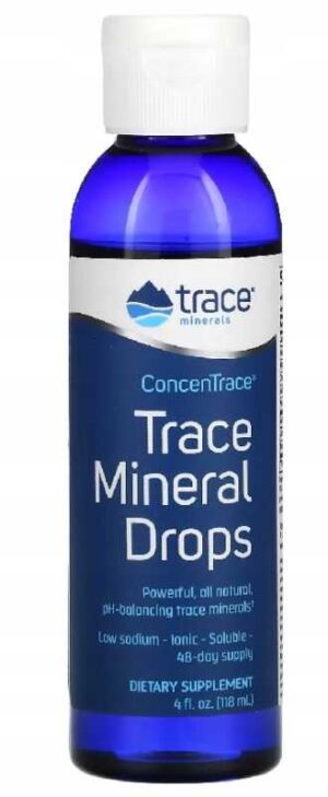 TRACE MINERAL DROPS 118 ML MINERAŁY ŚLADOWE
