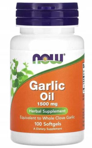 NOW FOODS CZOSNEK OLEJ CZOSNKOWY 1500mg 100 kaps