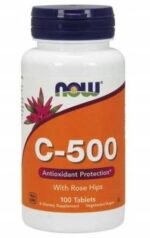 C-500 / WITAMINA C 500 mg z Dziką Różą / 100 tab