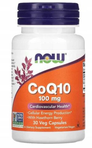 CoQ10 100mg Hawthorn Berry 30k KOENZYM Q10 + GŁÓG