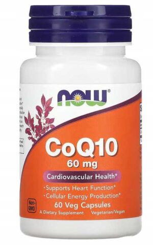 Now Foods KOENZYM Q10 Q-10 60 mg 60 kaps UBICHINON