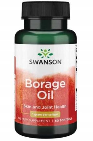 BORAGE OIL 1000 mg OLEJ Z OGÓRECZNIKA KWASY OMEGA
