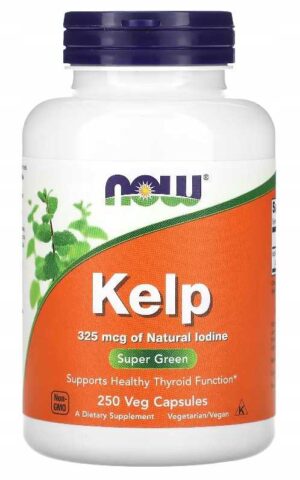 KELP 325mg NATURALNY JOD Z ALG - 250kaps TARCZYCA