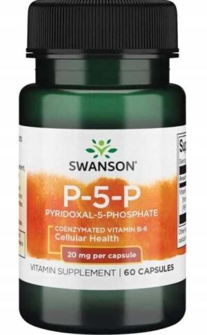 P-5-P KOENZYMATYCZNA WITAMINA B-6 20mg 60k SWANSON