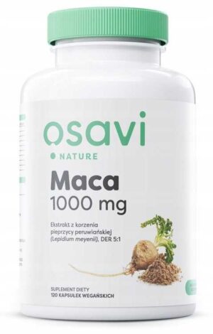 MACA ekstrakt (5:1) 1000mg 120kap LIBIDO WITALNOŚĆ