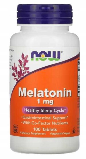 NOW FOODS - MELATONIN 1mg - MELATONINA - 100 tab