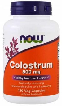 Now Foods COLOSTRUM 500 mg 120 kap SIARA MŁODZIWO