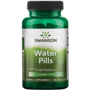 Water Pills - 120 tabletek Swanson PIGUŁKA WODY