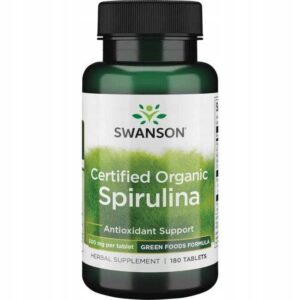 Swanson - SPIRULINA 500 mg - 180 tab - ORGANICZNA