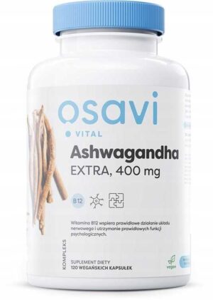 Ashwagandha Extra (Vital) 400mg - 120 veg kapsułek