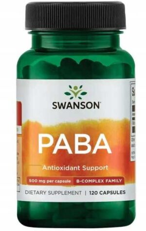 PABA 500mg 120k SWANSON KWAS PARA-AMINOBENZOESOWY