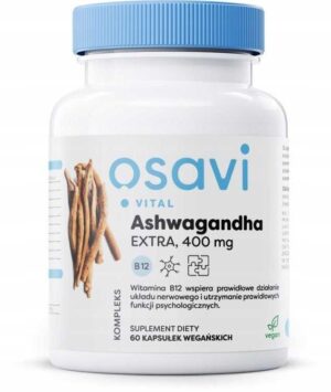 Ashwagandha Extra (Vital) 400mg 60 vegan kapsułek