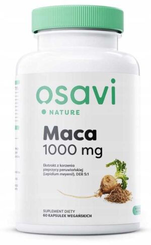 MACA ekstrakt (5:1) 1000mg 60 kap LIBIDO WITALNOŚĆ