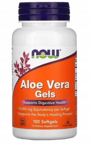 ALOE VERA GELS - 100 kaps - ALOES - Mocny Ekstrakt