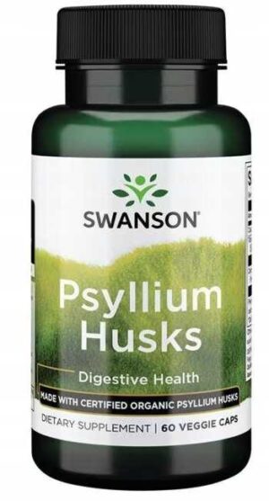ŁUSKA BABKI PŁESZNIK 610mg 60 kaps PHYLLIUM HUSKS