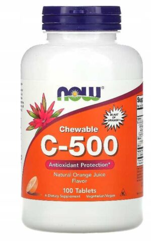 WITAMINA C 500 IU - 100 tabletek do ssania żucia