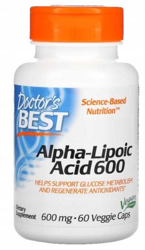 KWAS ALFA LIPONOWY 600 mg / 60 kapsułek ALA