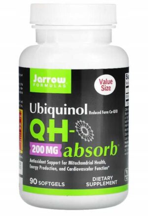 UBIQUINOL 200 mg 90 kaps ZREDUKOWANY KOENZYM Q10