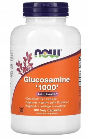 Now Foods - GLUKOZAMINA HCl - 1000 mg - 180 kaps