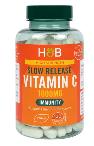 Witamina C 1000 mg 120tab SLOW RELEASE Holland & Barrett POWOLNE UWALNIANIE