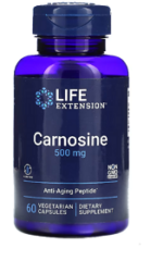 L-KARNOZYNA 500 mg 60 kapsułek L-CARNOSINE Life Extension